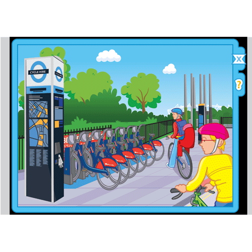Cycle hire station